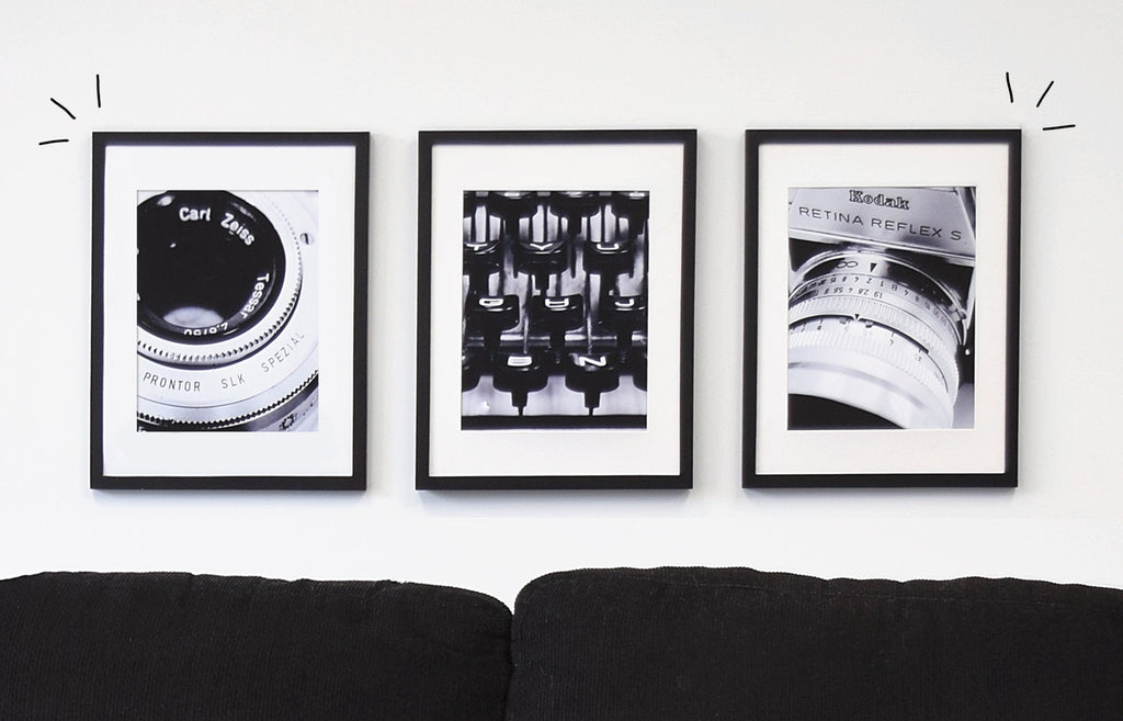 How to hang 3 pictures quickly and easily